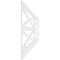 Ekena Millwork 44"H x 94 1/2"W Farmhouse Fence PVC Wainscot Paneling Kit WPK44X94FHF - alternate 4